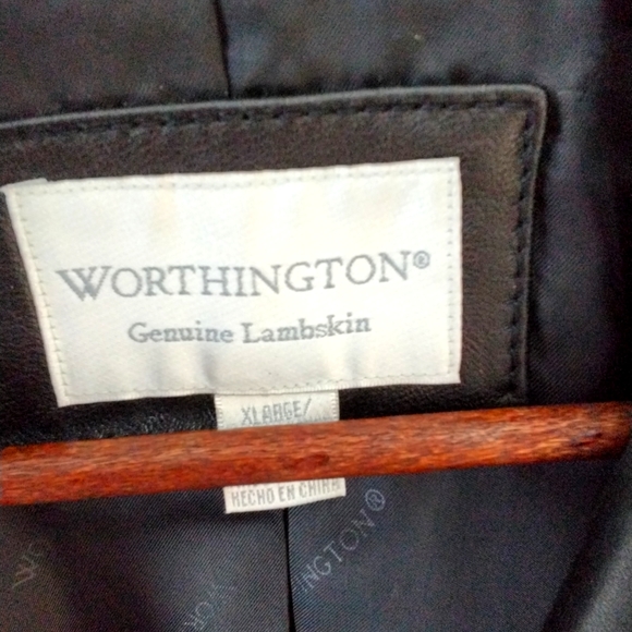 Worthington Ladies genuine leather car coat - Picture 5 of 9